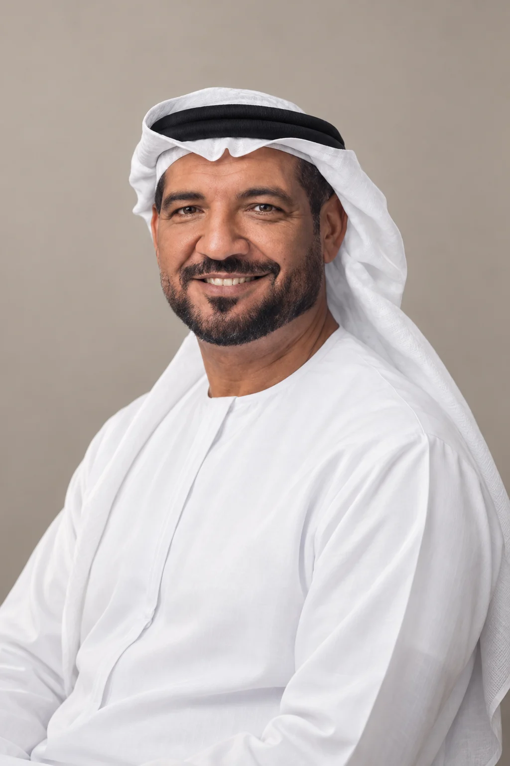 Editorial portrait of Khaled Salmeen